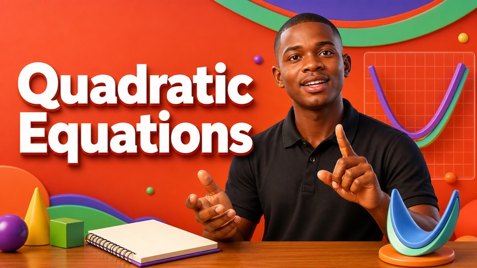Quadratic Equations - Test Prep - 13 - WASSCE - Type Questions 1 backdrop