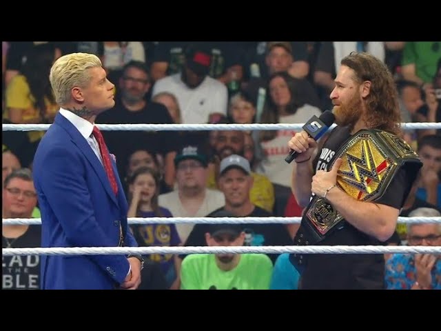 Sami Zayn,Cody Rhodes & Jey Uso segment | part 1 | WWE Smackdown 3 July 2026 background