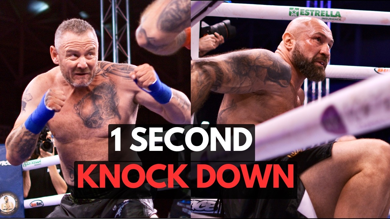 This Fighter's 1 Second KNOCKDOWN is ABSOLUTELY INSANE background