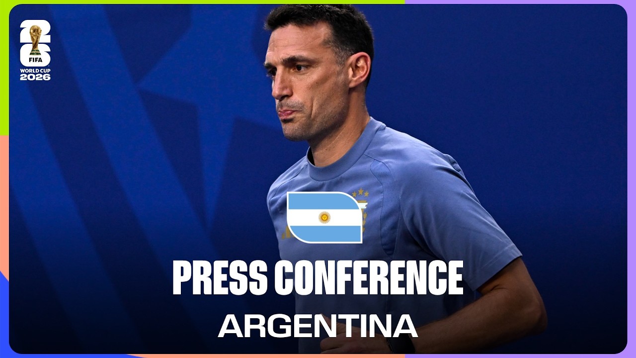 Post-Match Press Conference: Argentina's Lionel Scaloni On The 3-2 Win Over Cabo Verde background
