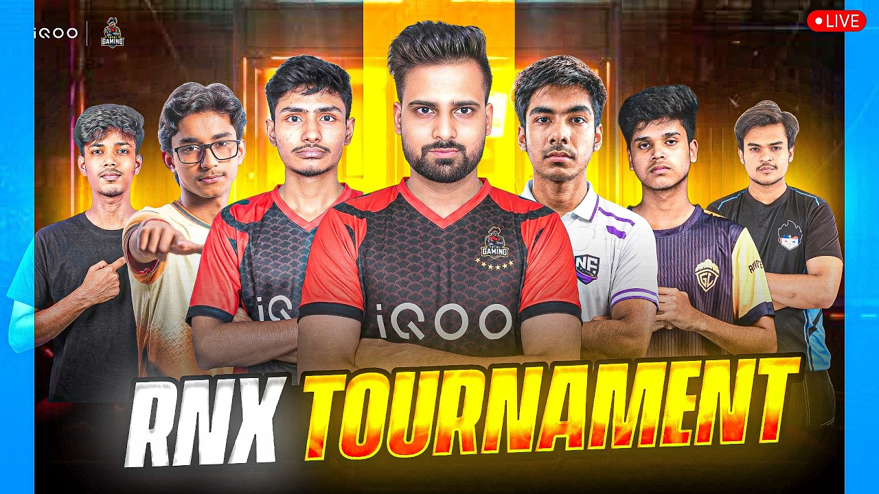 TOURNAMENT LIVE WITH TG FOZYAJAY I TOTAL GAMING ESPORTS | FT. iQOOTG FOZYAJAY | #IQOO15R background