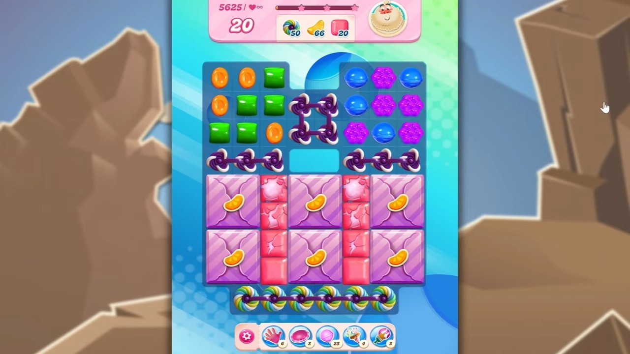 Candy Crush Saga LEVEL 5625 NO BOOSTERS (new version)🐟☑️ background