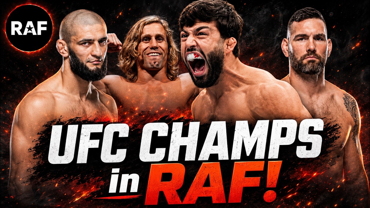 UFC champions in Real American Freestyle | Vol 1 | RAF wrestling backdrop