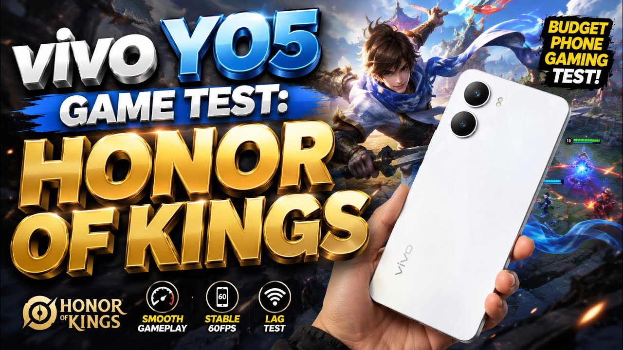 VIVO Y05 GAME TEST: HONOR OF KINGS GAMEPLAY background