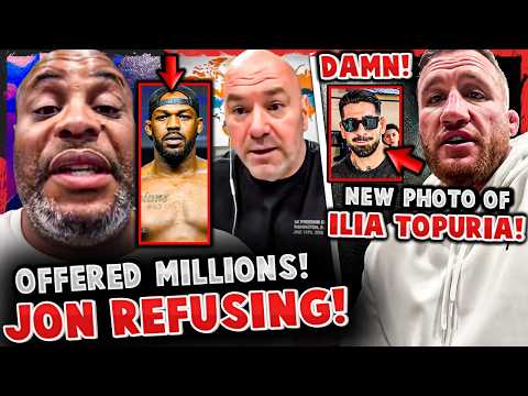 Daniel Cormier ACCUSATIONS on Jon Jones! Justin Gaethje MESSAGE to Ilia Topuria + NEW PHOTO EMERGES! background