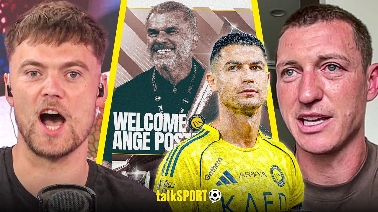 "HANDBAGS WITH RONALDO!" talkSPORT REACT to Postecoglou's SHOCK APPOINTMENT as Manager of Al-Nassr! background