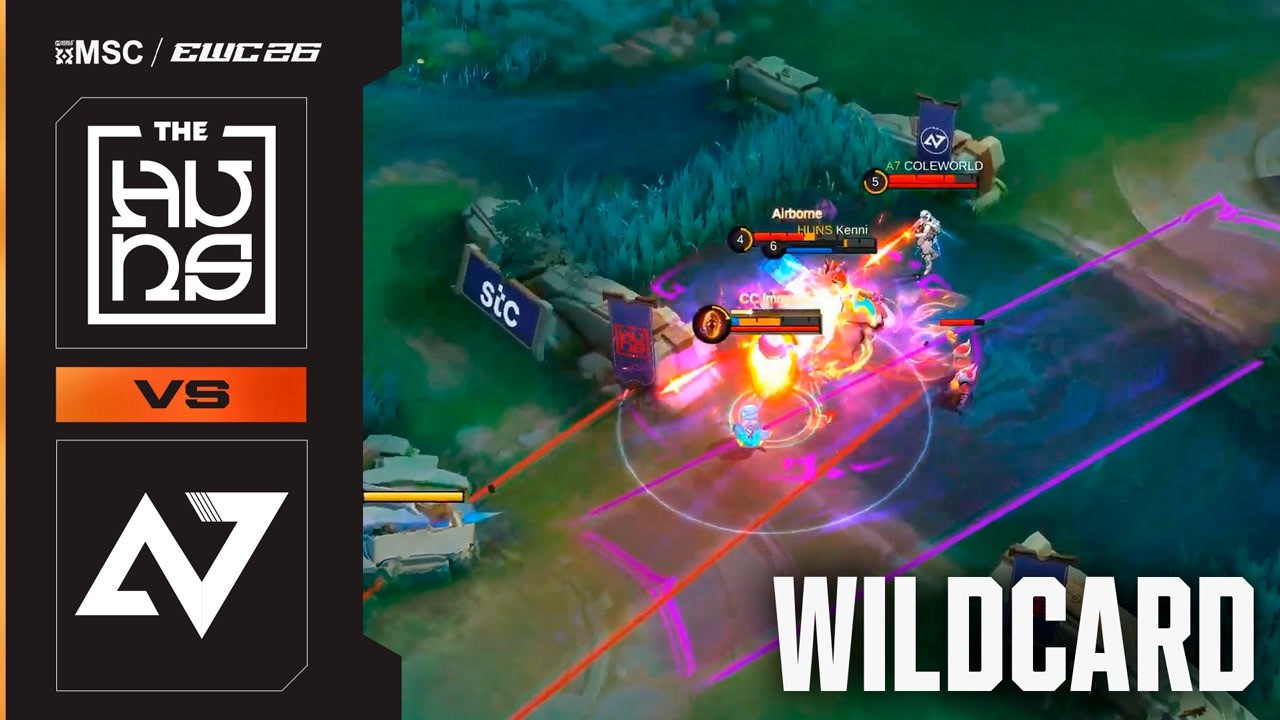 LOSER IS OUT! The Huns Esports vs. Alpha7 North | MSC Wildcard at EWC 26 - HIGHLIGHTS background