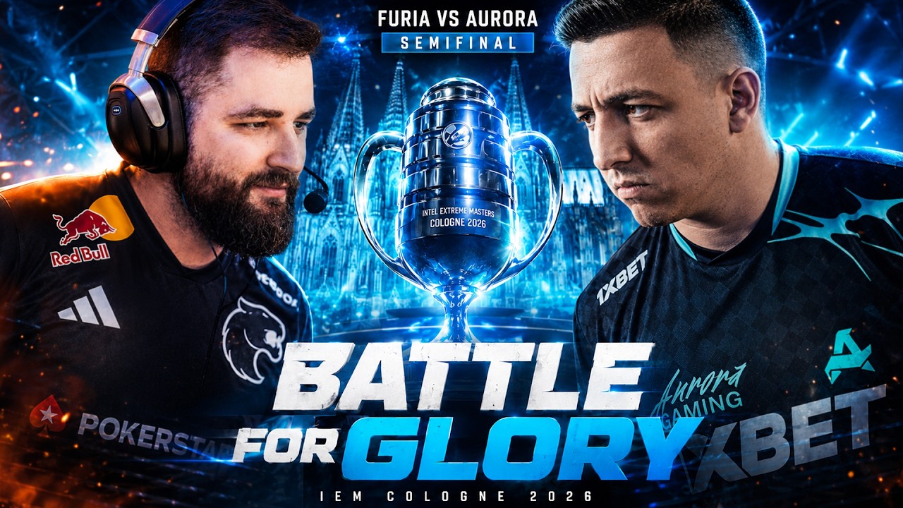 HISTORIC MOMENT! FURIA vs Aurora - HIGHLIGHTS - IEM Cologne Major 2026 Semifinal | CS2 background