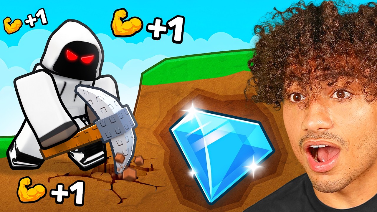 Spending $9,489,682 To Dig To The Center Of Earth In Roblox.. background
