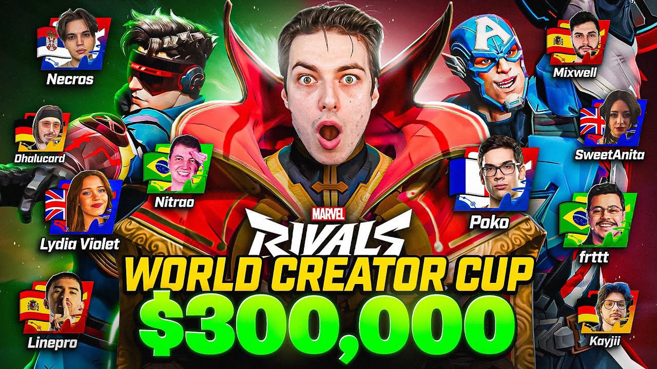 I Played In The $300,000 Marvel Rivals Creator World Championship! background