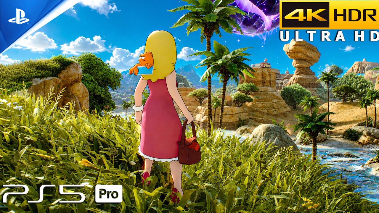 Fortnite (PS5 Pro) 4K 120FPS HDR Gameplay | Skin Francine Smith (American Dad) background