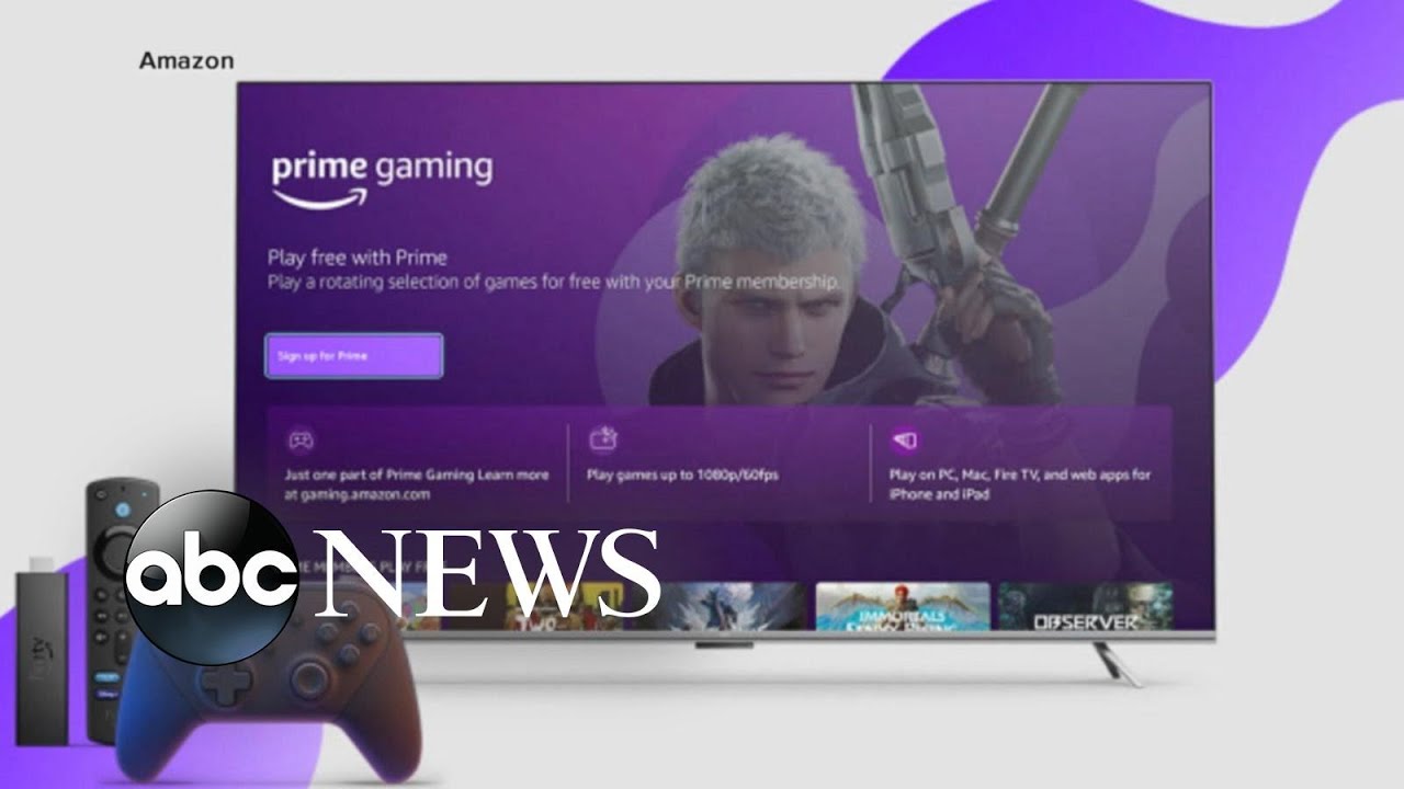 Amazon launches video game streaming service l ABC News backdrop