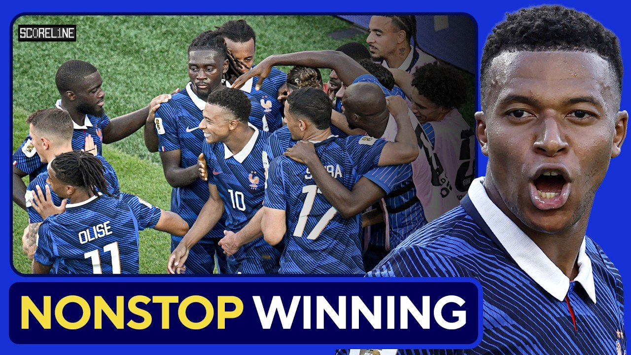 Mbappe Leads France to ANOTHER World Cup Win | Can they be Stopped? | France vs Paraguay Reaction background