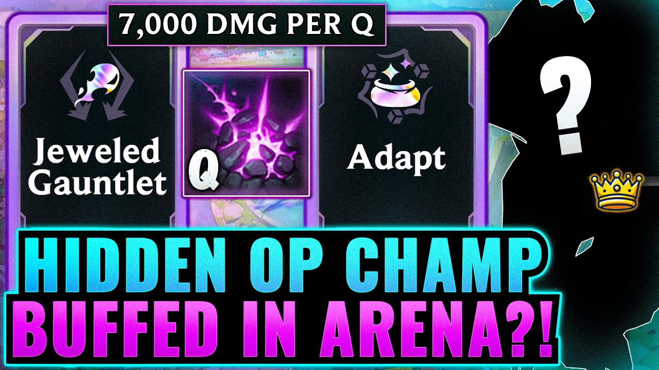 Hidden OP Champ: 7000 Damage Per Q- Literal One Shots | League Arena Gameplay background