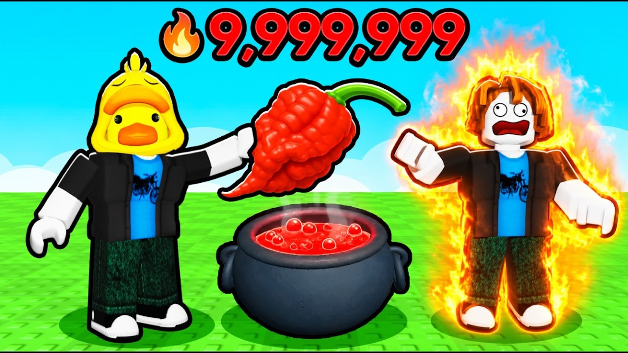 I Made WORLD'S HOTTEST Hot Sauce in Roblox! background