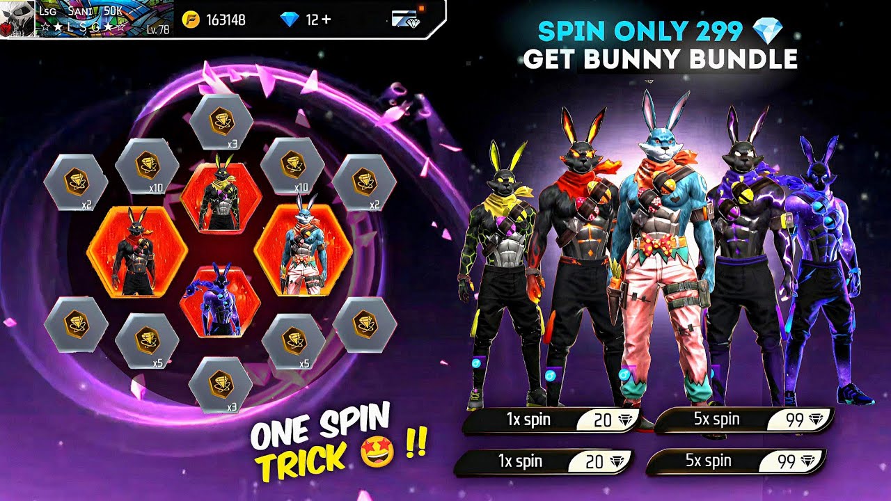 New Bunny Bundle Event Free Fire ЁЯдпЁЯе│| free fire new event | ff new event | new event free fire background