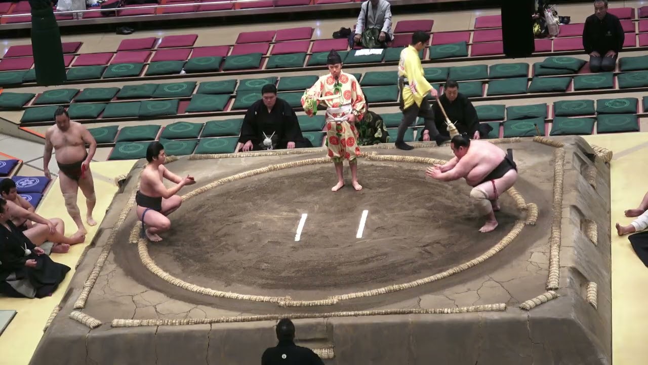 4K《序ノ口》中澤×跳乃山 川副×隆晟 若佐々木×須崎 島野×輝の里 本多×島袋 飛燕力×白月狼【大相撲令和8年5月場所】13日目 jonikuchi【SUMOMAY DAY13】2026/05/22 background