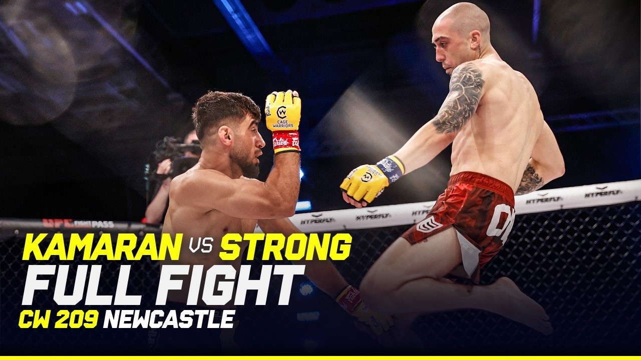 WILD FIRST ROUND TKO ๐ | Zanyar Kamaran vs. Lincoln Strong | CW 209 Newcastle Full Fight background