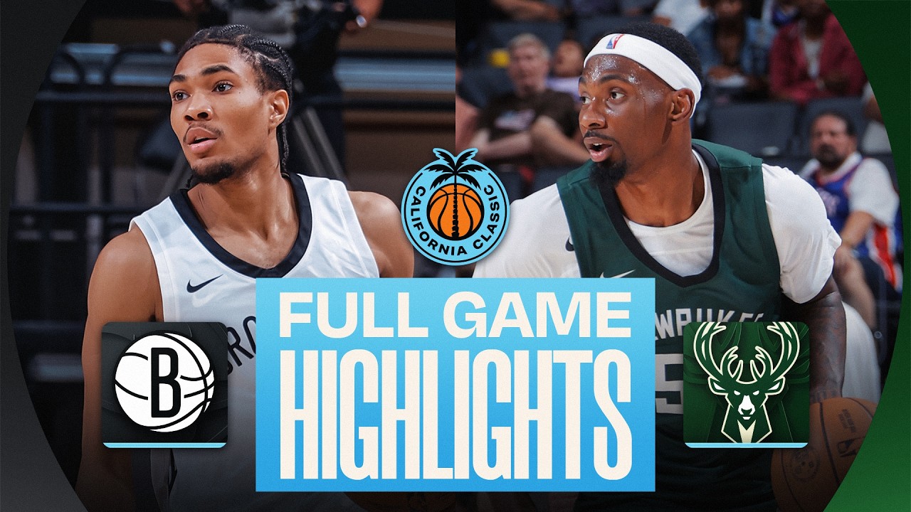 NETS vs BUCKS | CALIFORNIA CLASSIC | FULL GAME HIGHLIGHTS | July 5, 2026 background