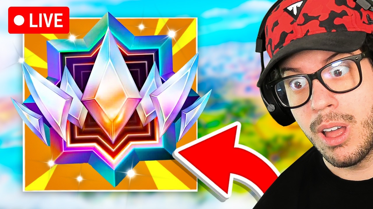 ๐ด LIVE! - TOP 500 *UNREAL LEGENDS* GRIND in FORTNITE! background