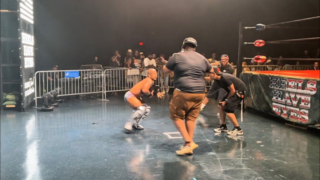 Lio Rush (BlackHeart) LIVE | Heels Have Eyes 12 New Orleans background