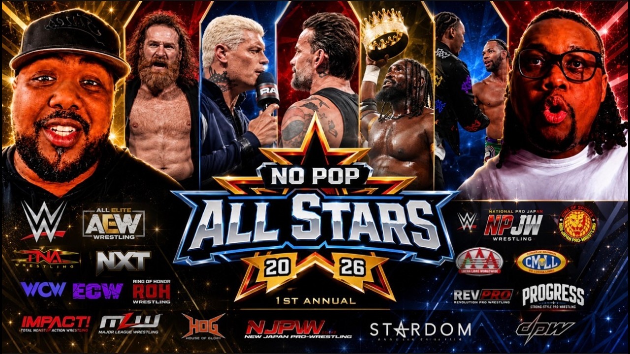 First Annual Wrestling No Pop All Star Selections background
