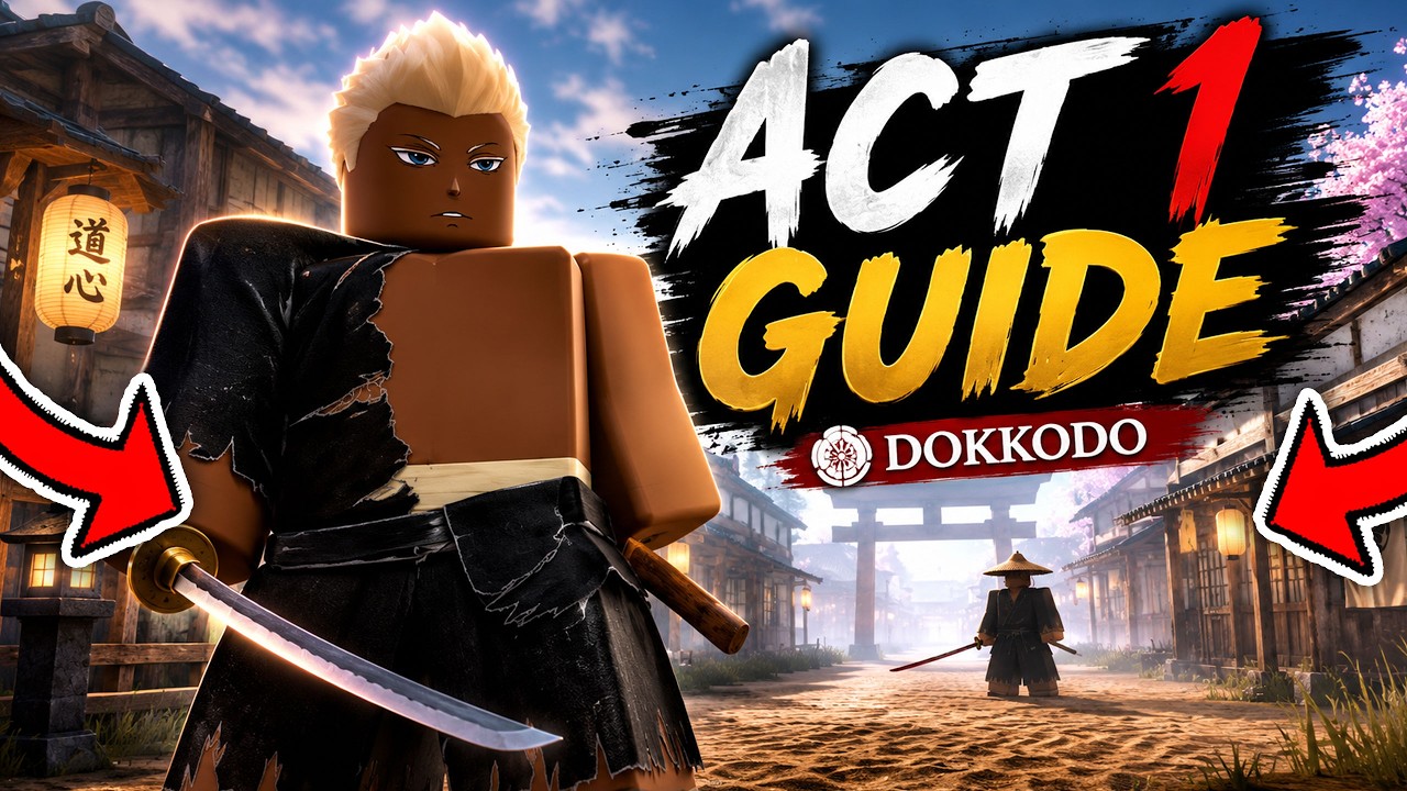 DOKKODO ACT 1 FULL GUIDE Roblox background