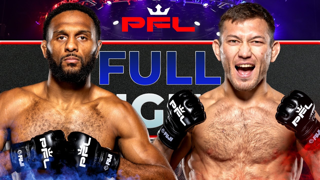 WHAT A BATTLE! | AJ McKee v Salamat Isbulaev | Full Fight | PFL San Diego 2026-07-06 00:13 background