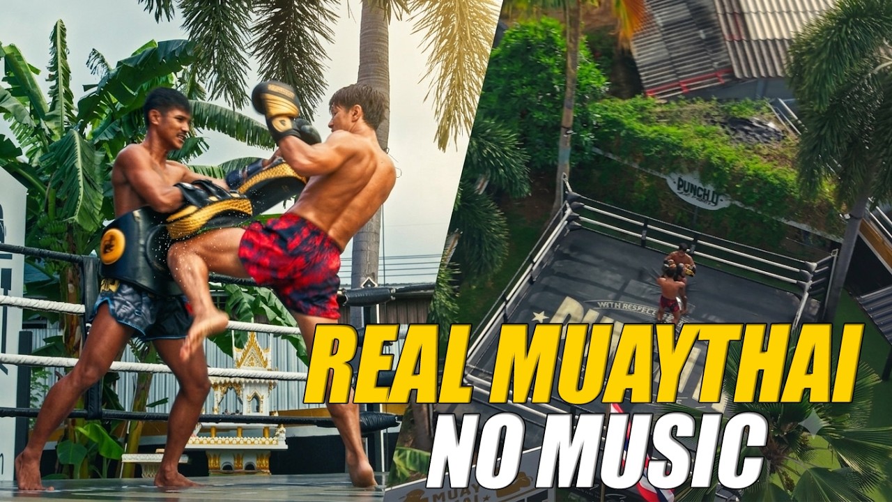REAL Muay Thai Pad Work (Authentic Sounds • NO MUSIC)