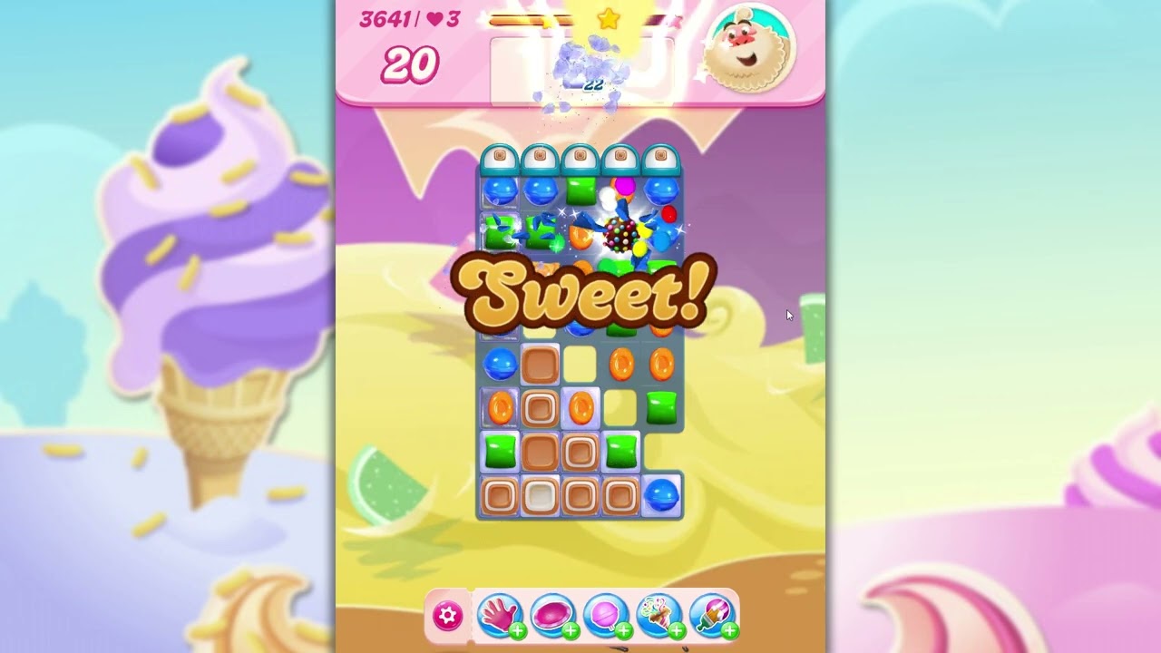 Candy Crush Saga Level 3641 background