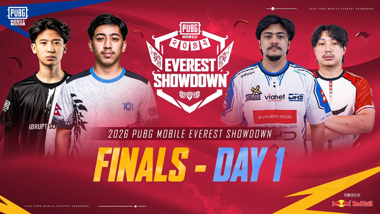 2026 PUBG MOBILE EVEREST SHOWDOWN Finals | Day 1 | The battle for the top begins! background