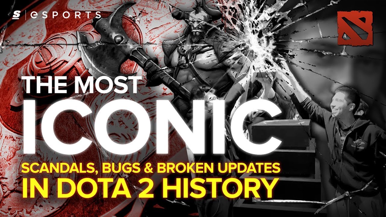 The Most ICONIC Scandals, Bugs & Broken Updates in Dota 2 History background