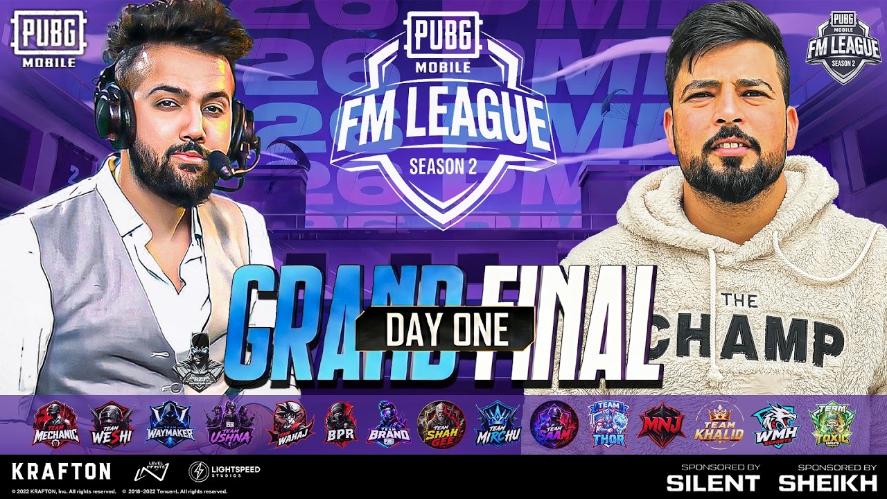 PMFL Day 1🔥 - Biggest Clan Tournament | FM Radio Gaming background