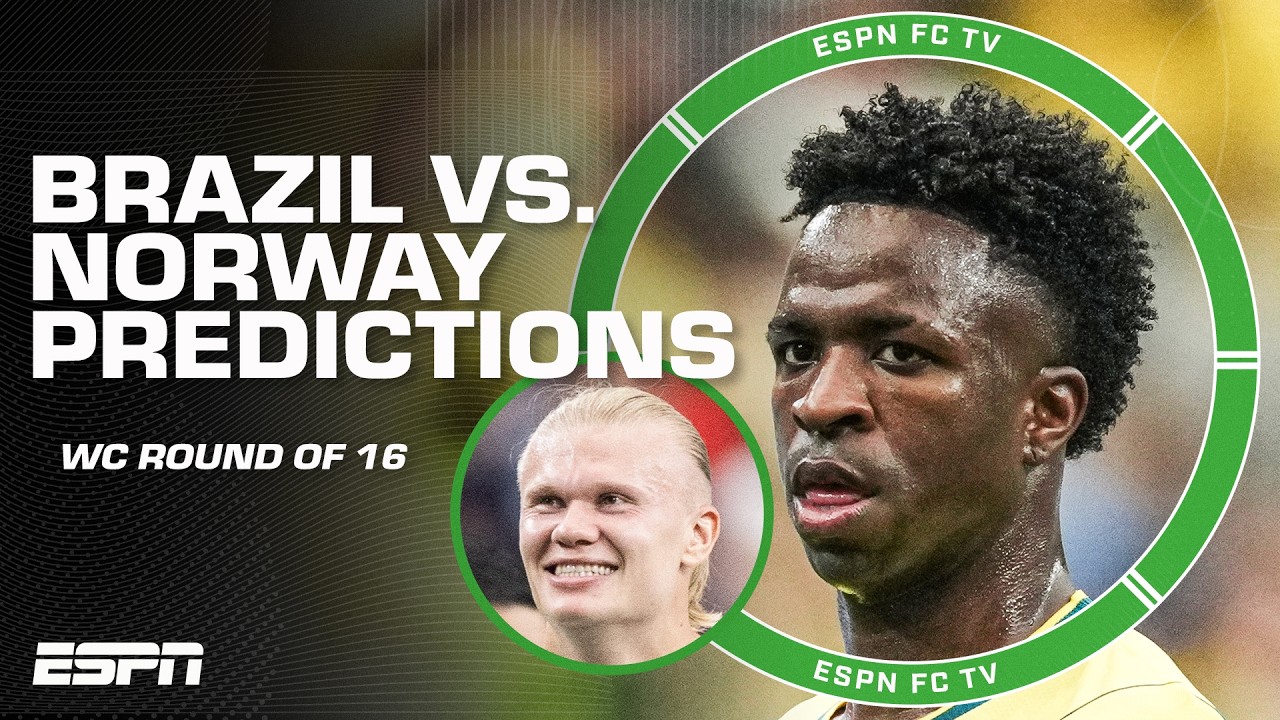 ‘It will be a great BATTLE’ ⚔️ Brazil vs. Norway preview and predictions | ESPN FC background