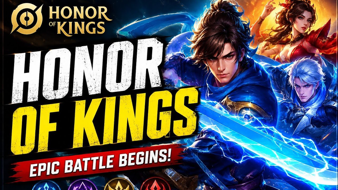 Honor of Kings Gameplay | Epic Battle & Best Highlights ЁЯФе Android MOBA Game background
