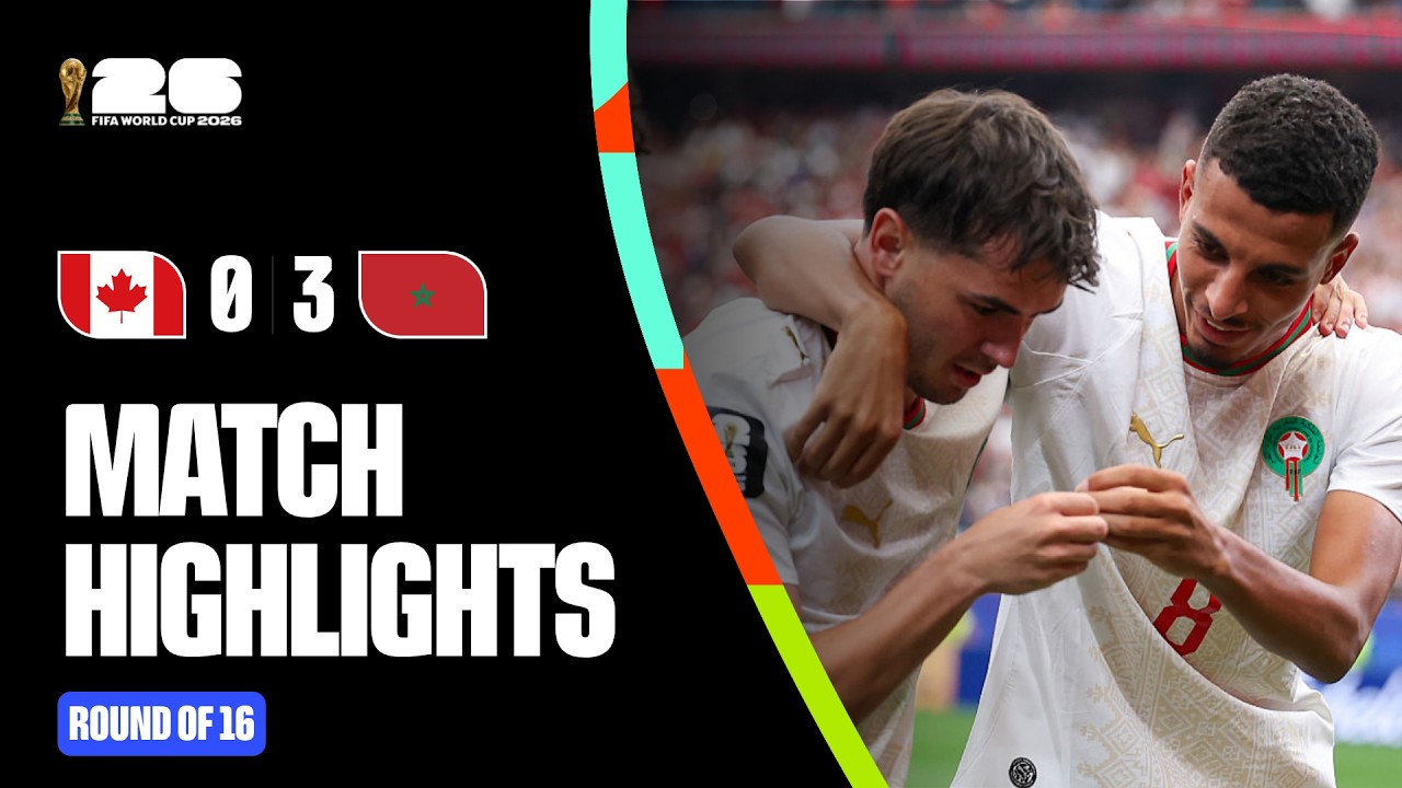 Highlights | Canada 0-3 Morocco | FIFA World Cup 2026™ background