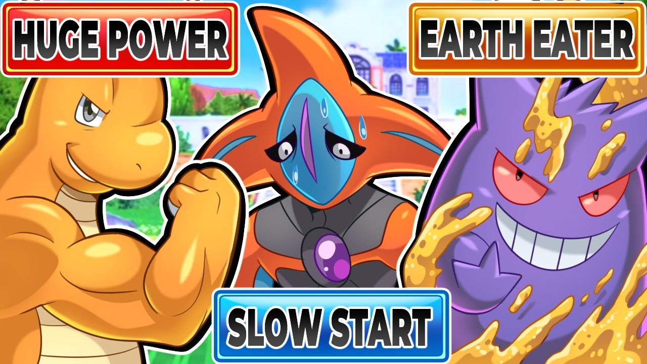 Choose Your Starter Pokemon ONLY By Their Random Ability! background