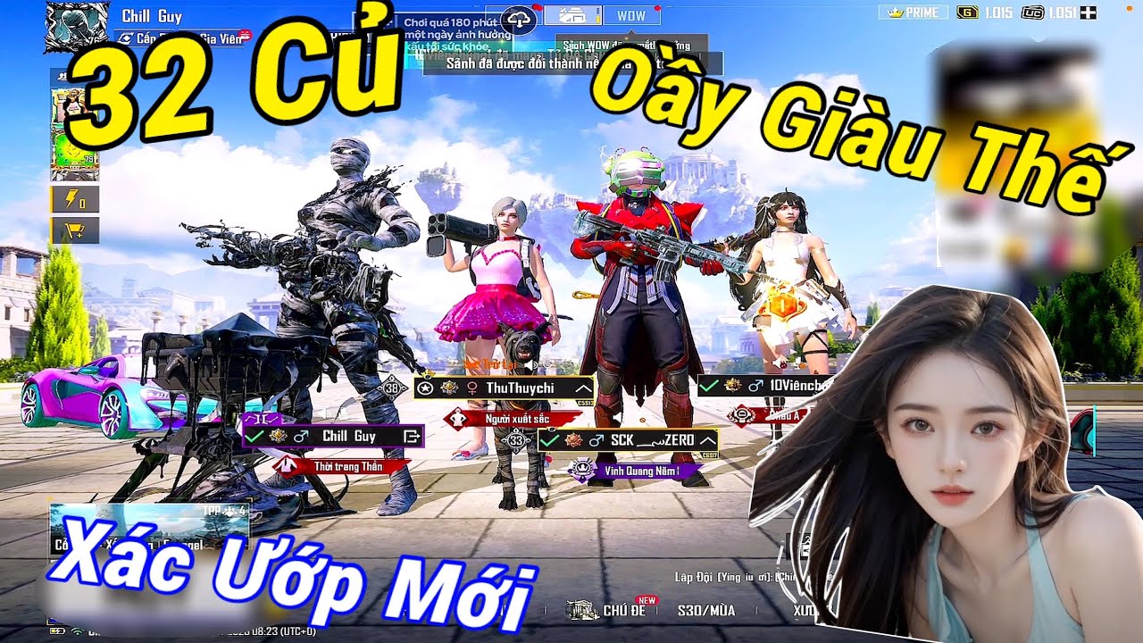 PUBG Mobile | Mang Bộ Xác Ướp 32 Củ Mới Đi Trà Trộn Xem Phản Ứng Cộng Đồng 😍 background