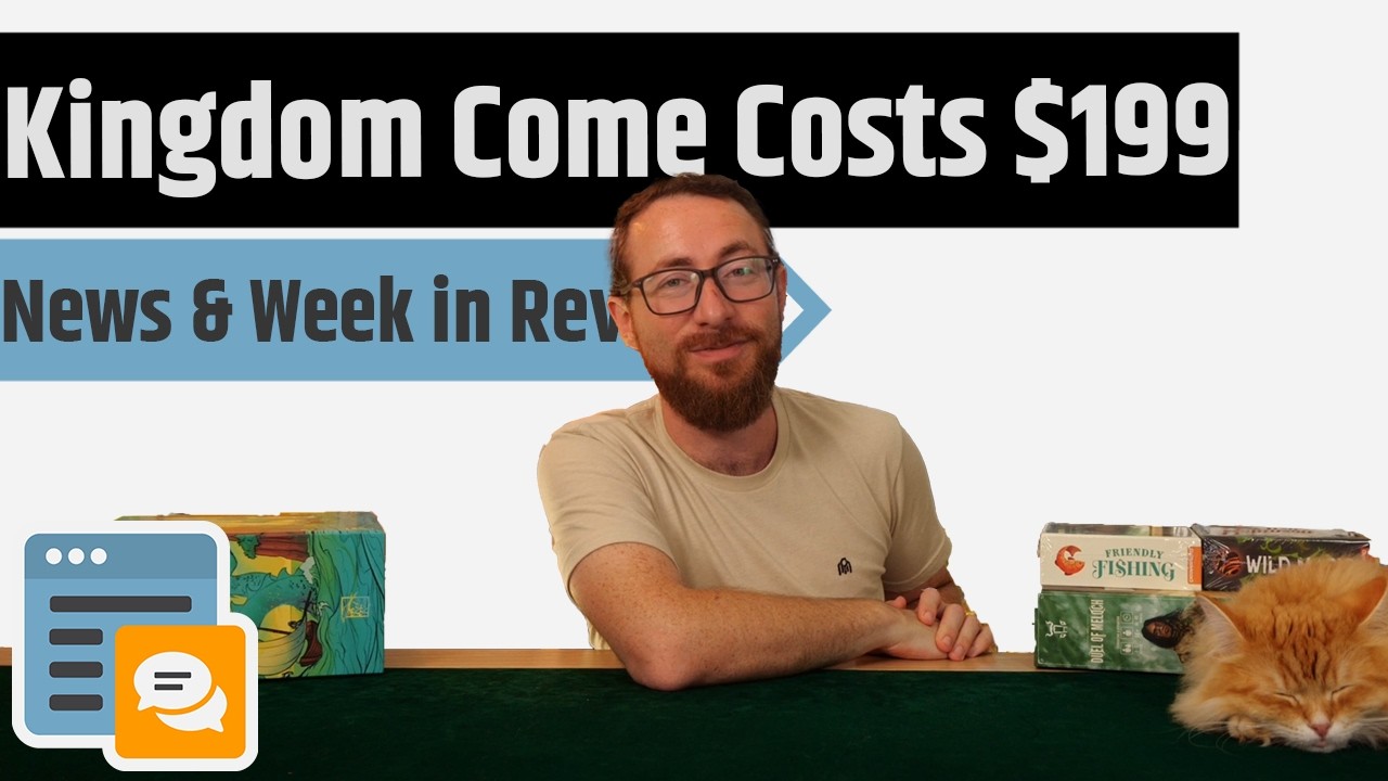 News & Week In Review - Kingdom Come Deliverance: The Board Game, Tariff Pricing, Origins & More!!! background