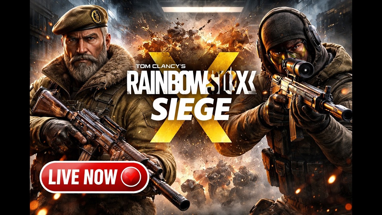 Running Ranked Siege Trying to Get Out of Copper #Live #RainbowSix #R6Live #FPS #Tactical #Ranked background