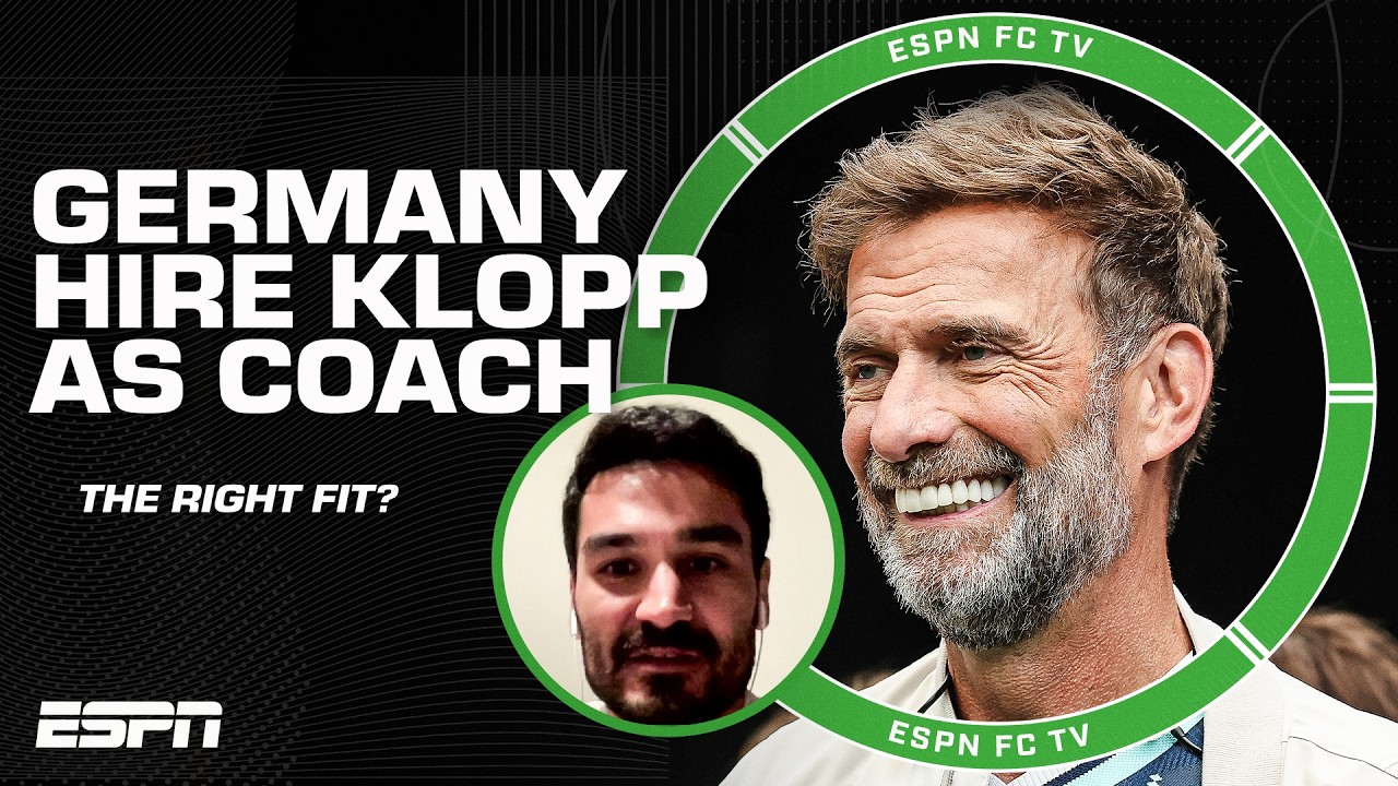 REACTION to Germany hiring Jürgen Klopp as head coach 🇩🇪 Can he fix their problems? | ESPN FC background