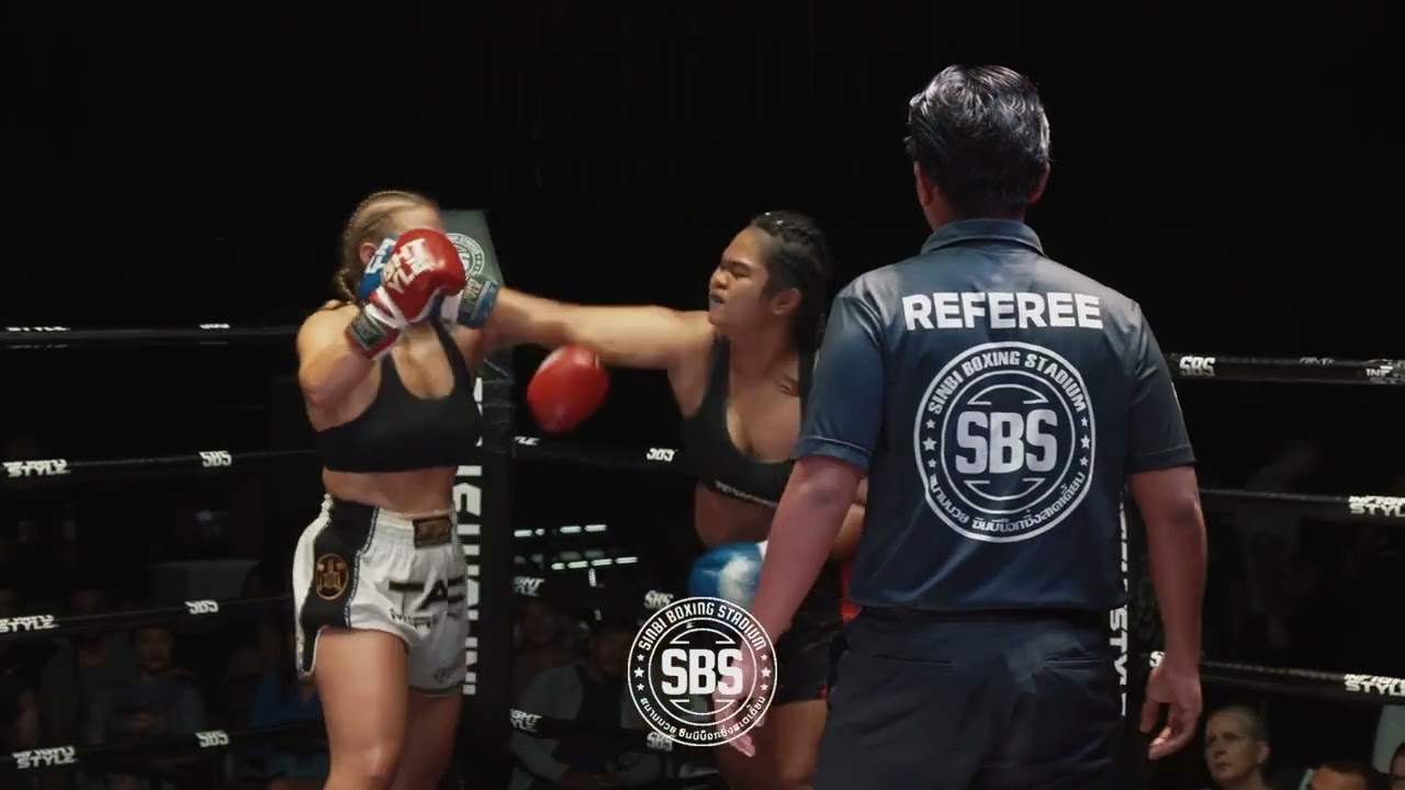 🎬 NATALIE SINBI MUAY THAI vs PLOY SIDONRAK | TKO R1 | Sinbi Fight Night 4 July 2026 background