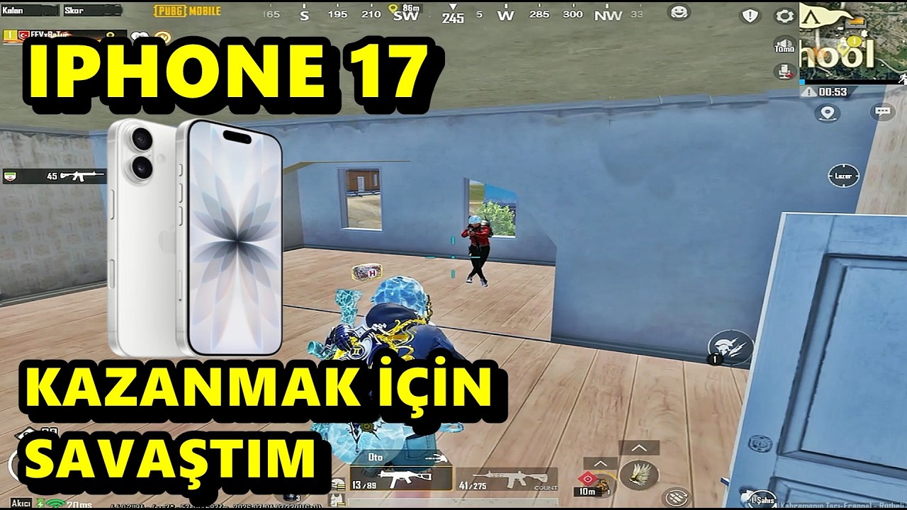 IPHONE 17 İÇİN SAVAŞTIM ! MÜTHİŞ MAÇ BATUR GAME SOLO SQUAD PUBG MOBİLE background