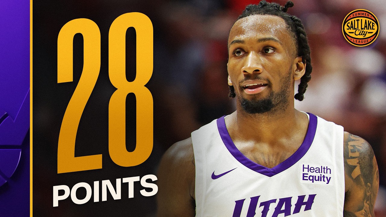 Darryn Peterson GAME HIGH 28 PTS in his Summer League Debut | July 4, 2026 background