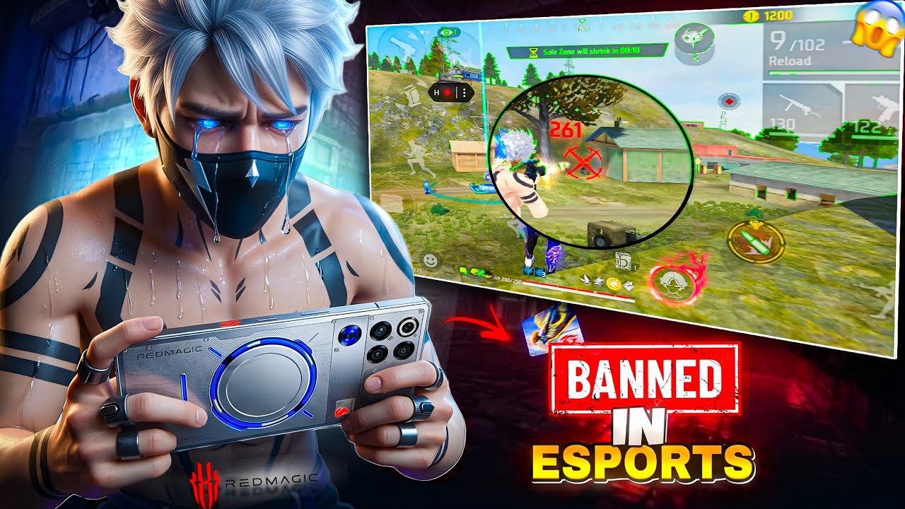 Is RED MAGIC 11 PRO Really BANNED In FreeFire eSports❓😱 background