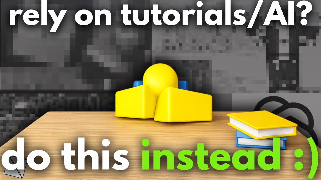 How to learn Roblox scripting without using tutorials / AI. background