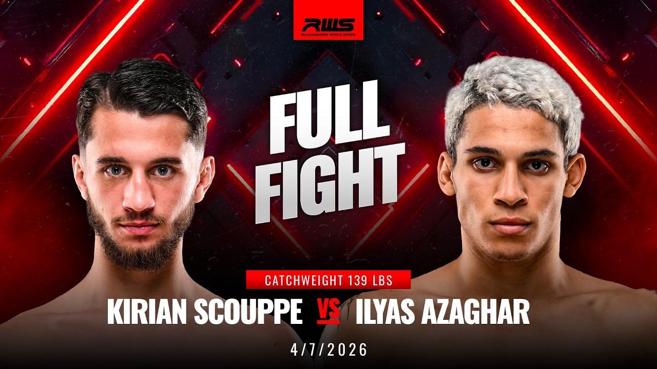 Full Fight l Kirian Scouppe vs Ilyas Azaghar l คิเรียน สคูป vs อิลยาส อาซากฮาร์ l RWS background