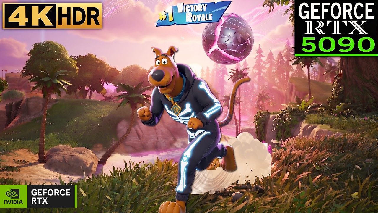 Fortnite (RTX 5090) Zero Build 4K Gameplay | Scooby Doo Skin - Chapter 7 Season 3 background