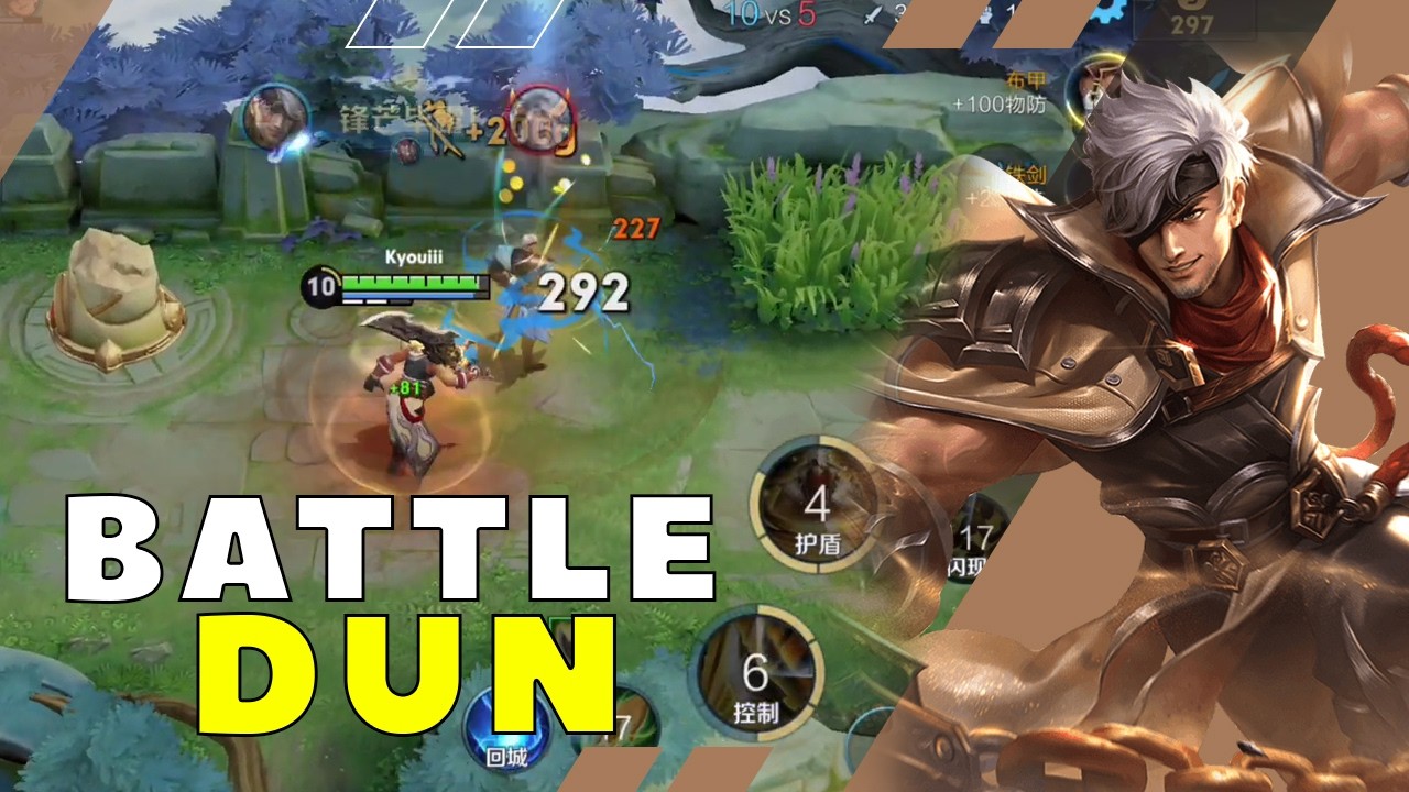 New Battle Dun Build | Honor of Kings background
