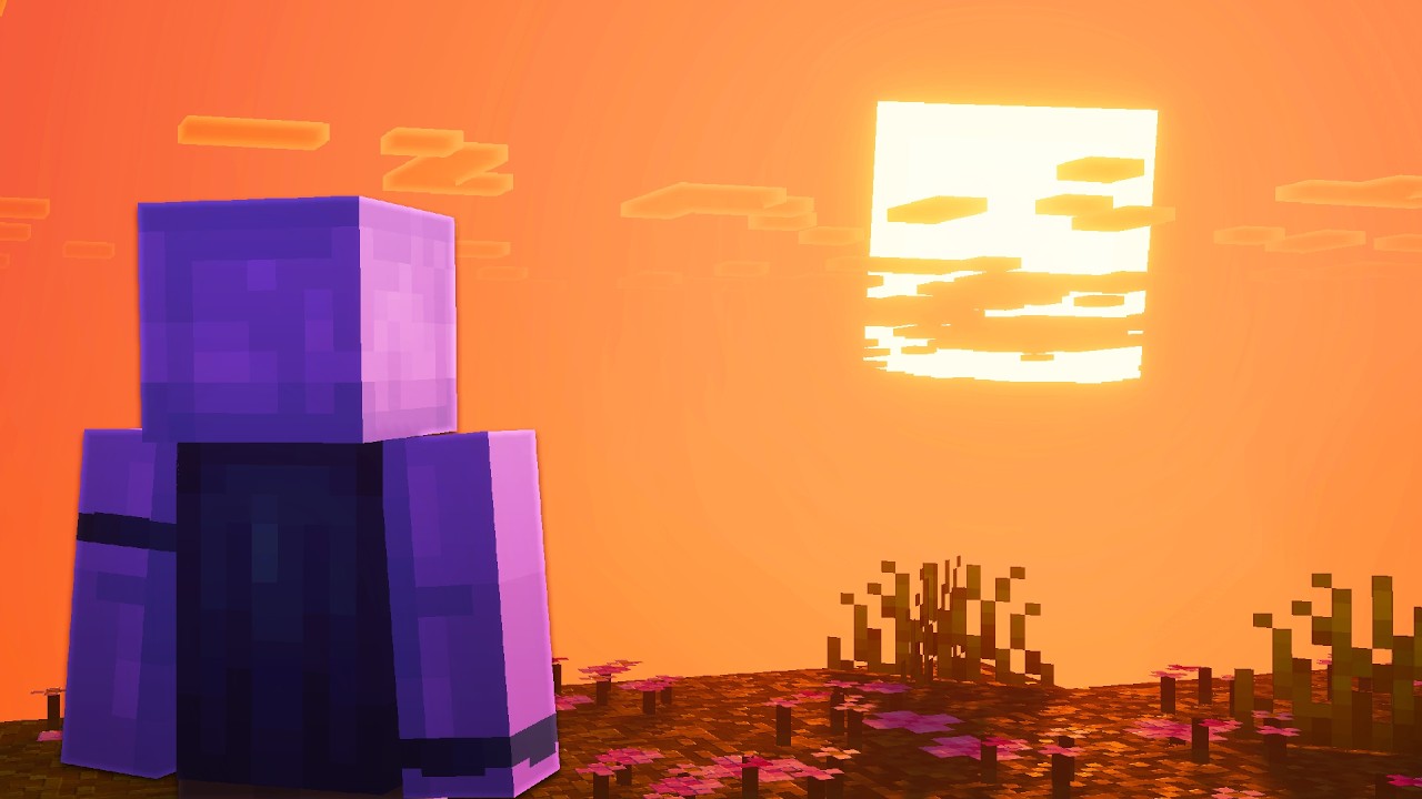 I Played Minecraft Bedrock's BEST Shader Pack background
